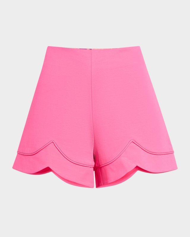 Centre Scalloped Shorts